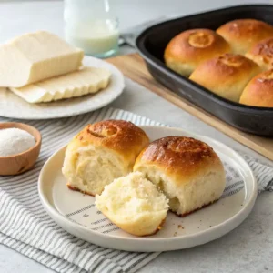 no yeast rolls