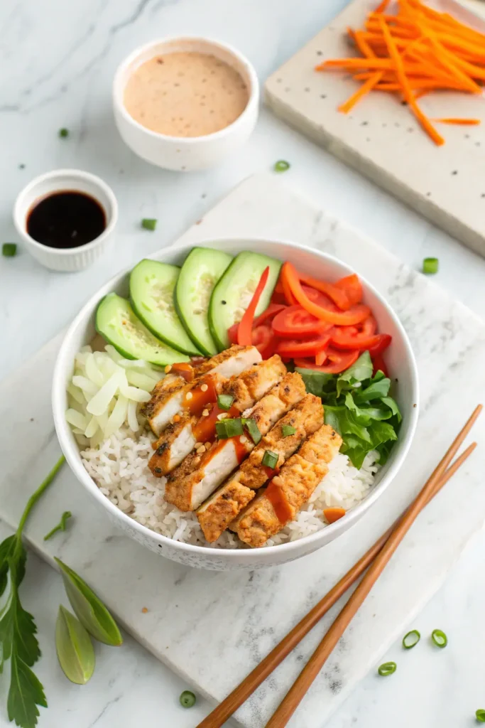 bang bang chicken bowl