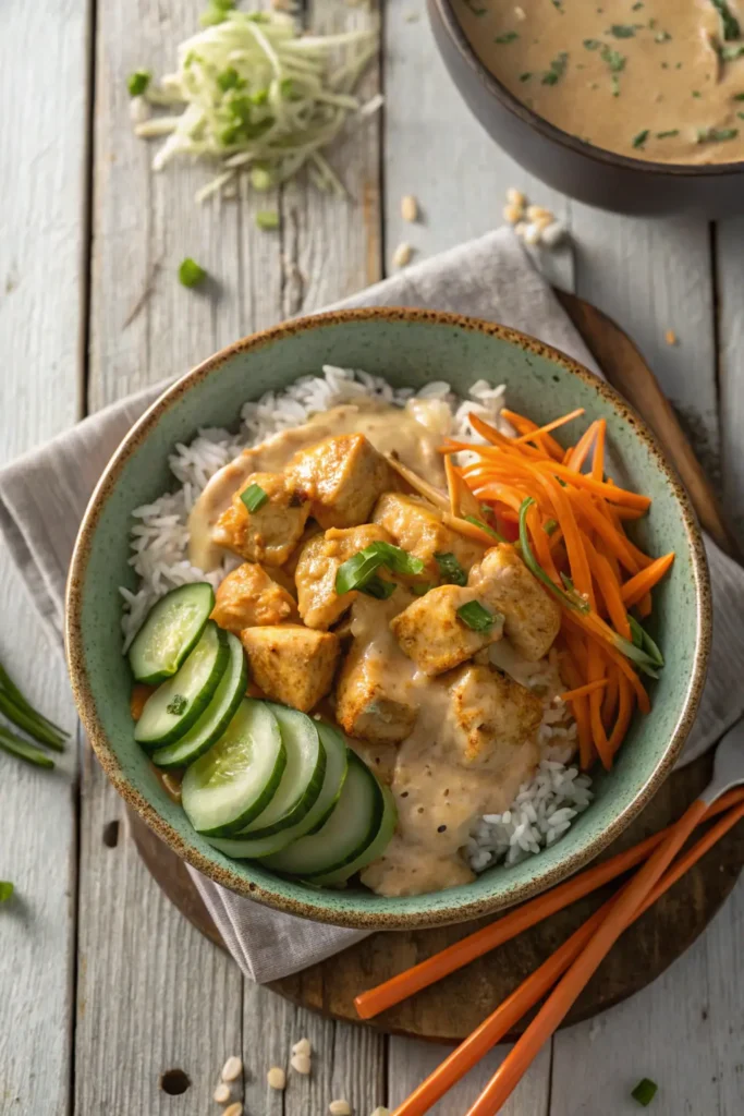 bang bang chicken bowl