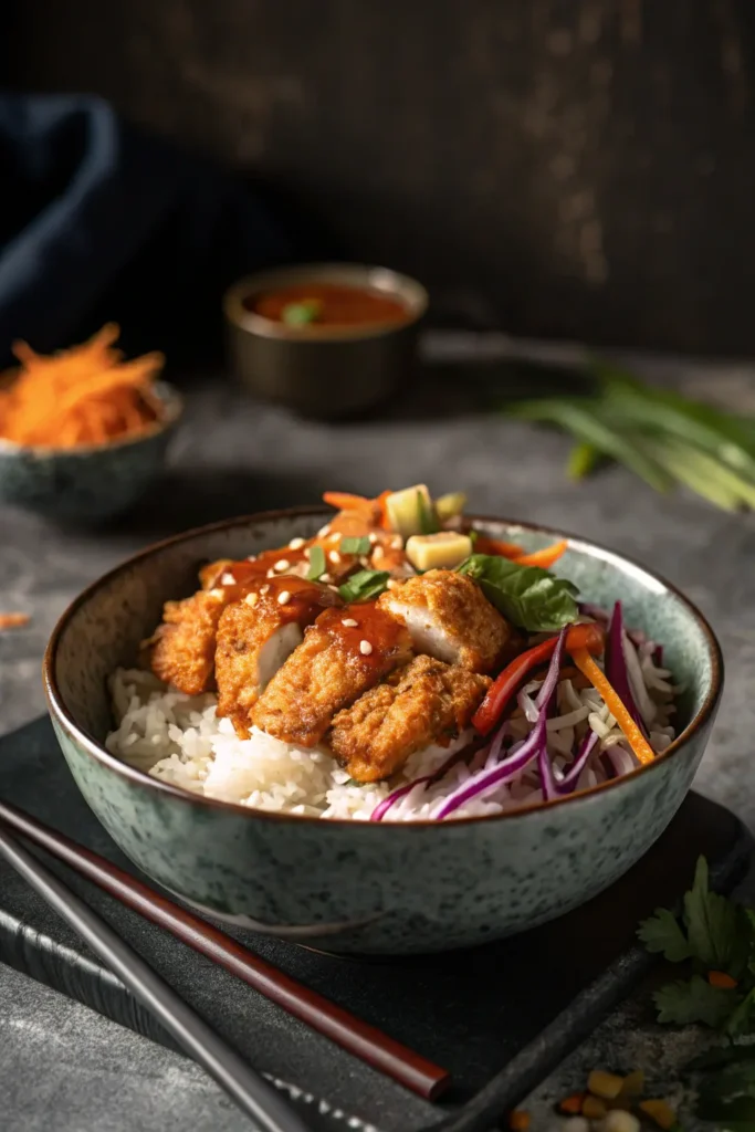 Rustic Bang Bang Chicken Bowl