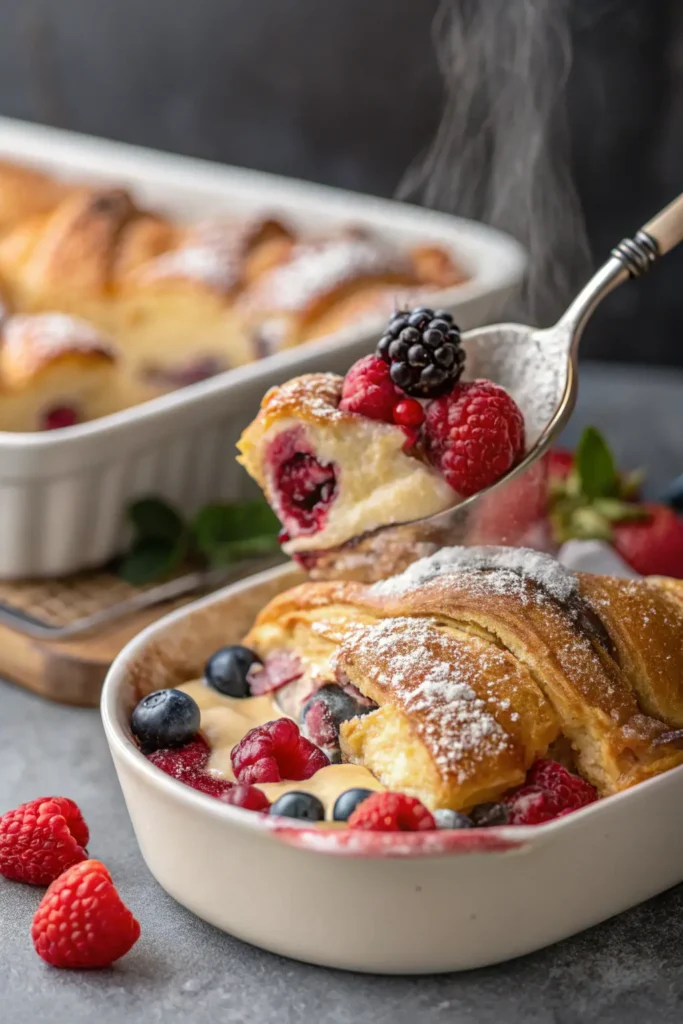berry croissant bake